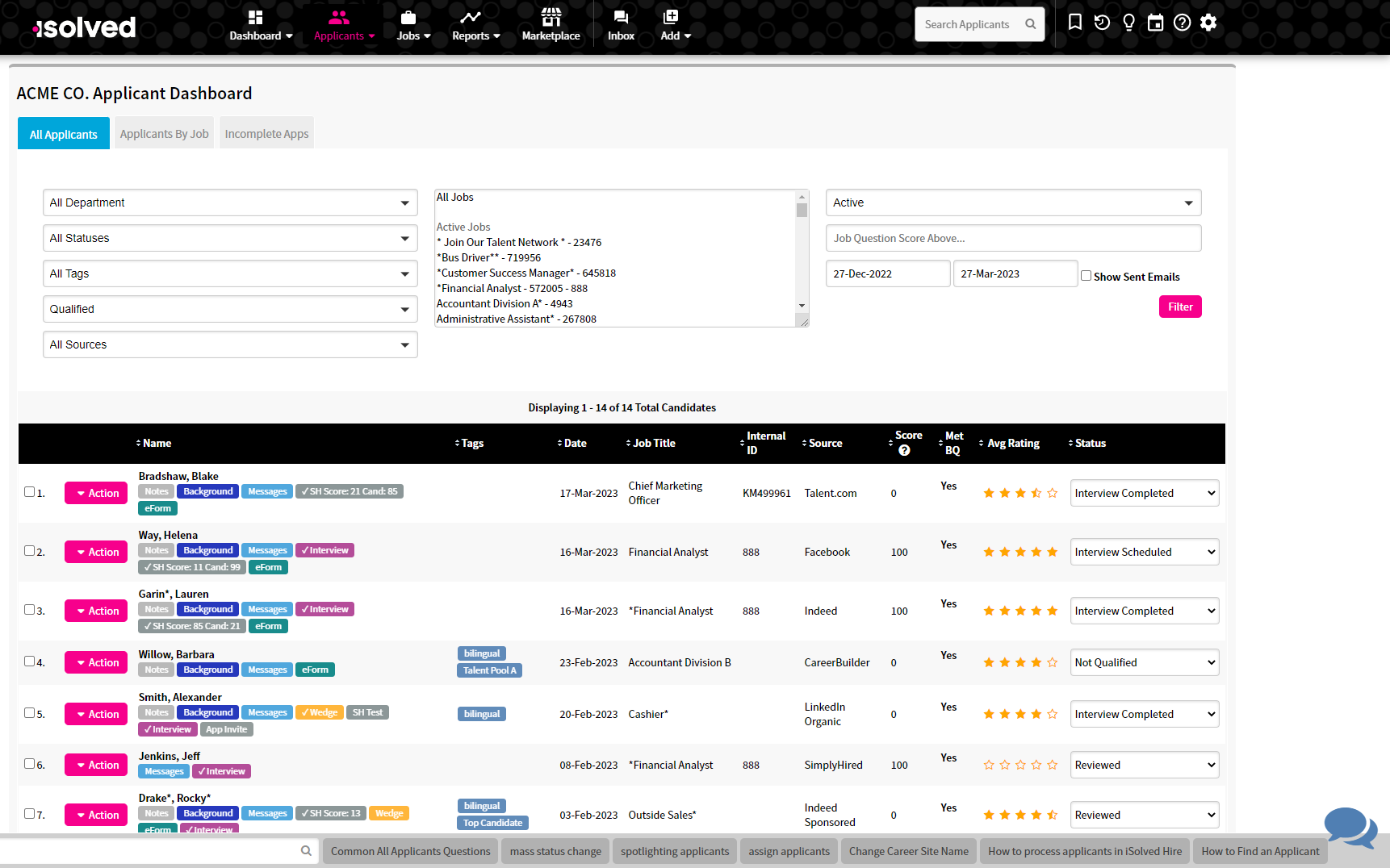 Isolved Applicant Tracking | Isolved Marketplace